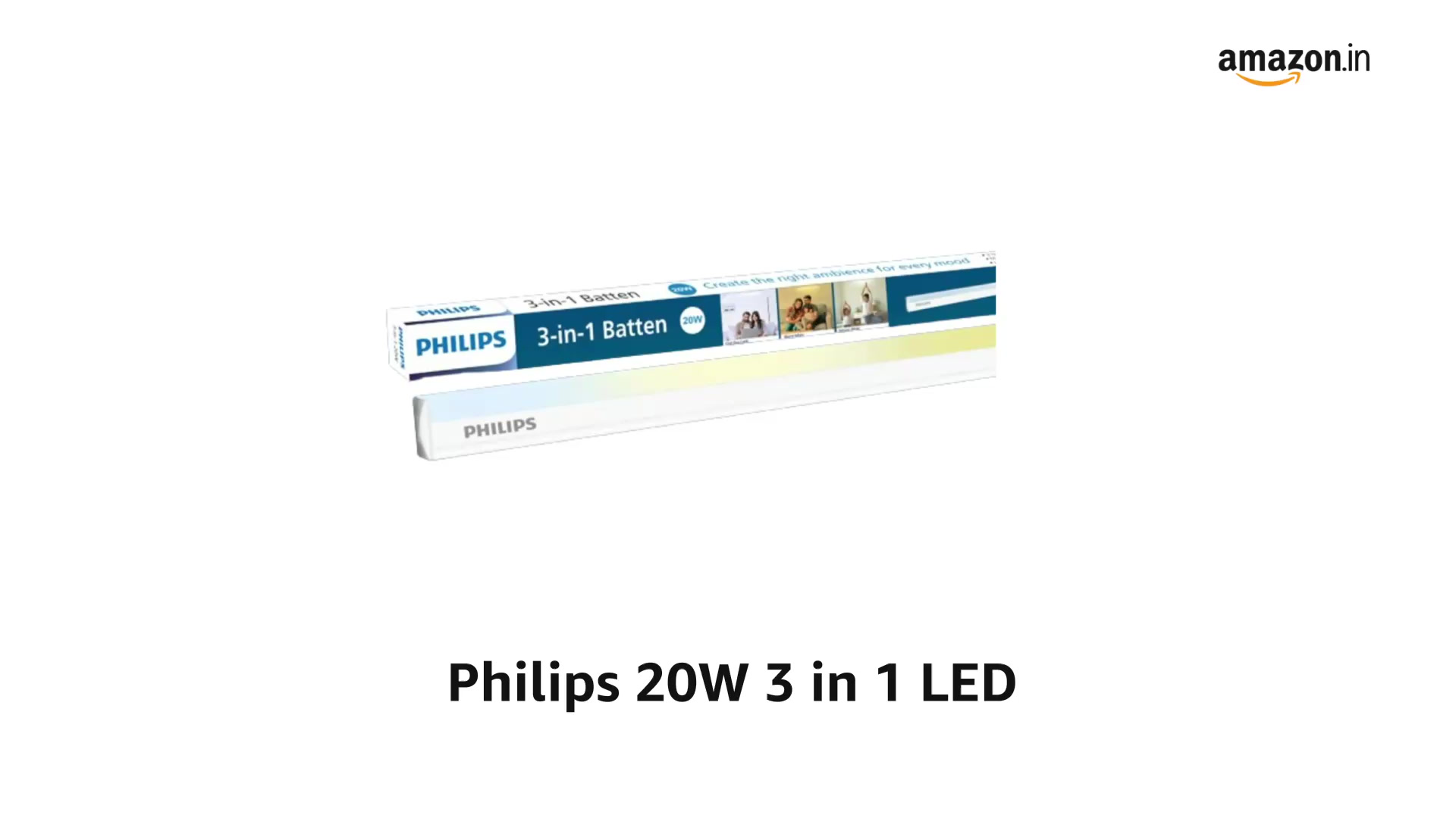 Philips LEDライト 3個セット Philips 20W 3 in 1 LED 4ft Mood Lighting