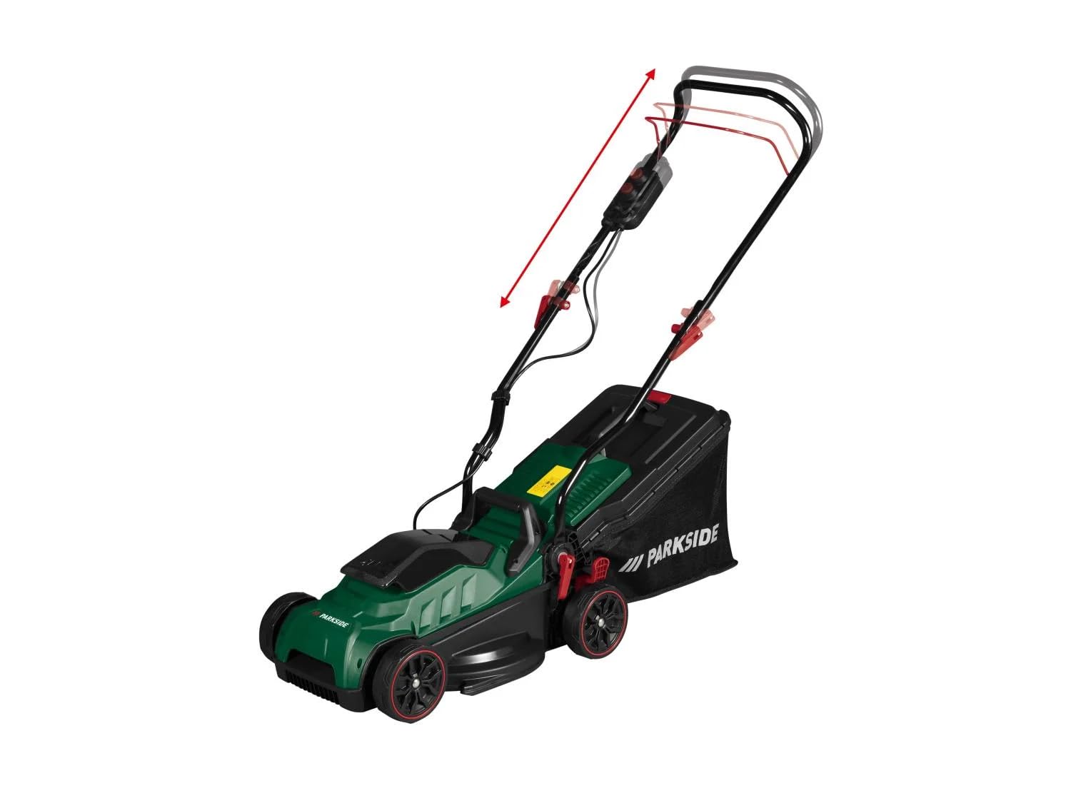 Parkside® 20 V kosiarka akumulatorowa PRMA 20-Li B2, bez akumulatora i ładowarki, szerokość cięcia: 33 cm, do trawników o powierzchni do ok. 200 m²