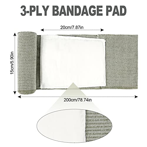 StarryTiger 2 Stück 6" Israeli Bandage, Erste Hilfe Bandage mit Vakuumver Packungs, Taktische Tourniquets Erste Hilfe Set Wesentlich, Elastischen Bandagen für Innen, Außen, Hause - Image 4