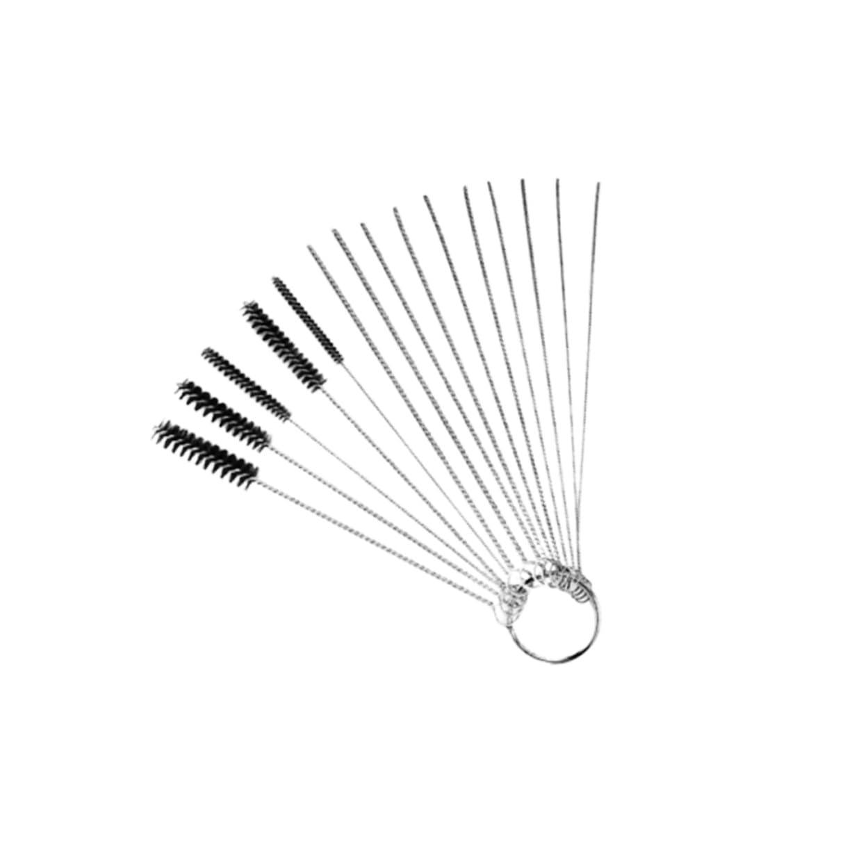MAGICLULU 15 Pezzi Set di Strumenti per Pulizia Carburatore Moto Aghi in Nylon e Acciaio Inox, Alta Flessibilità per Rimuovere Ostruzioni e Pulire Spray e Cappucci Aria