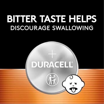 Button Cell Lithium Battery #2025, 4/Pk