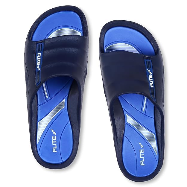 Image of FLITE Slides for Men | FL 185 Comfortable Casual Slippers | Lightweight EVA Sole, PVC Upper