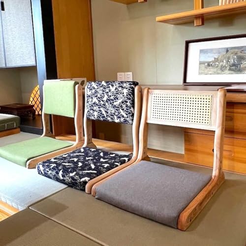 Silla de suelo portátil – Asiento plegable Mtat para sala de estar – Asiento cómodo para yoga, relajación y juegos – Diseño para fácil Sto