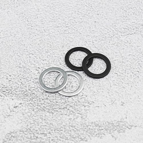 Micro Traders 2 conjuntos de kit de reconstrução de caminhões de skate, arruelas de velocidade e esp