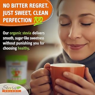Stevia Select Organic Stevia Extract - 100% Pure Stevia Without Erythritol Zero Calorie Sweetener - Sugar Substitute - Keto Sugar Alternative 113 grams