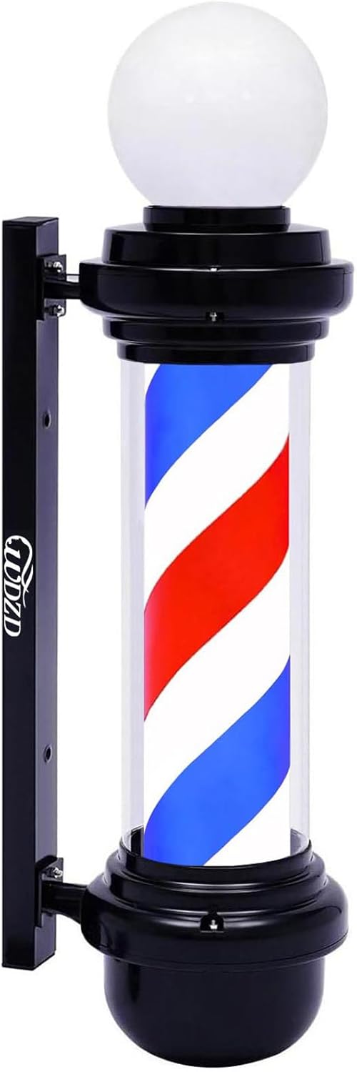27'' Red White Blue Barber Pole Light