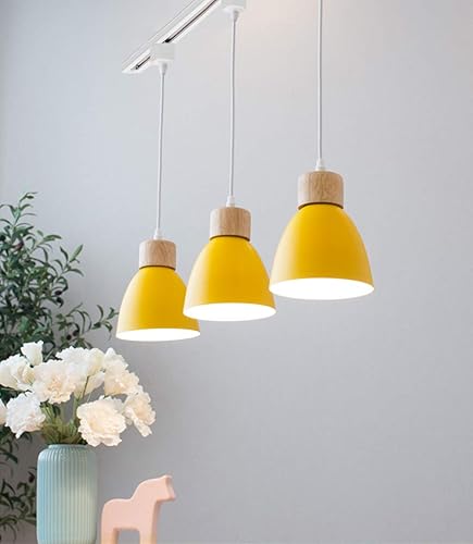 Miniatura 40 de Kiven Lámpara de pista tipo H, moderna luz colgante de pista de aureo, longitud ajustable, pedante de luz de pista para dormitorio, cocina, hogar