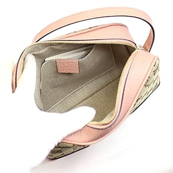 美品　GUCCI　グッチ　ショルダーバッグ　GGキャンバス　レザー　斜め掛け Amazon | [グッチ] 斜め掛けショルダーバッグ GGキャンバス