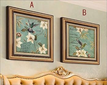 【新品 欧式 壁画 装飾画 額付き】2 Amazon.co.jp: アートパネル 額絵 壁掛け インテリア ウォール アート