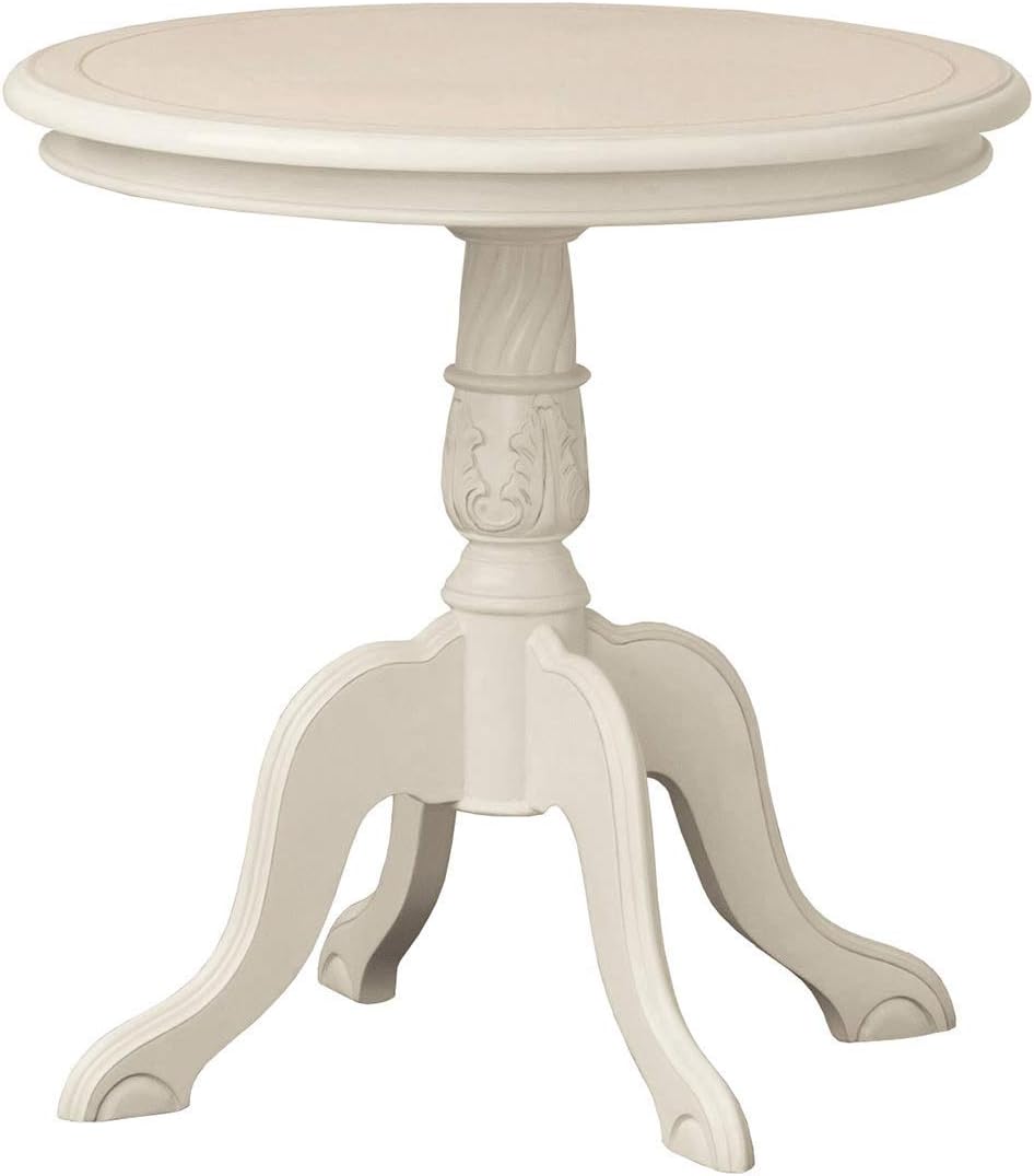 クロシオ　コーヒーテーブル　サイドテーブル　アンティーク　猫脚 クロシオ コモ テーブル ホワイト 幅60cm アンティーク調 猫脚