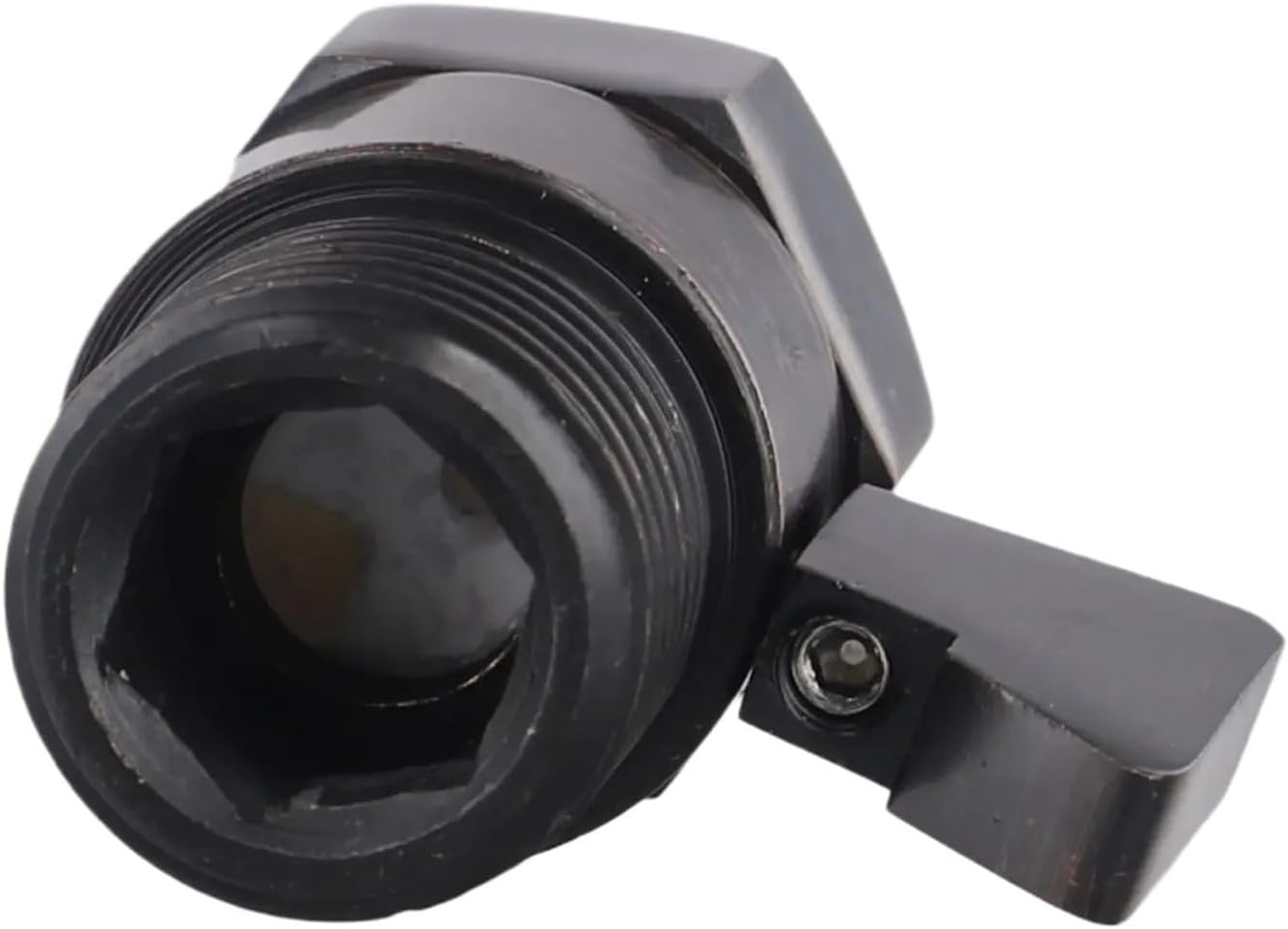 Black Home Solid Brass Flow Quick Control Shut-OFF Valve Shower Head Water Saver Junction