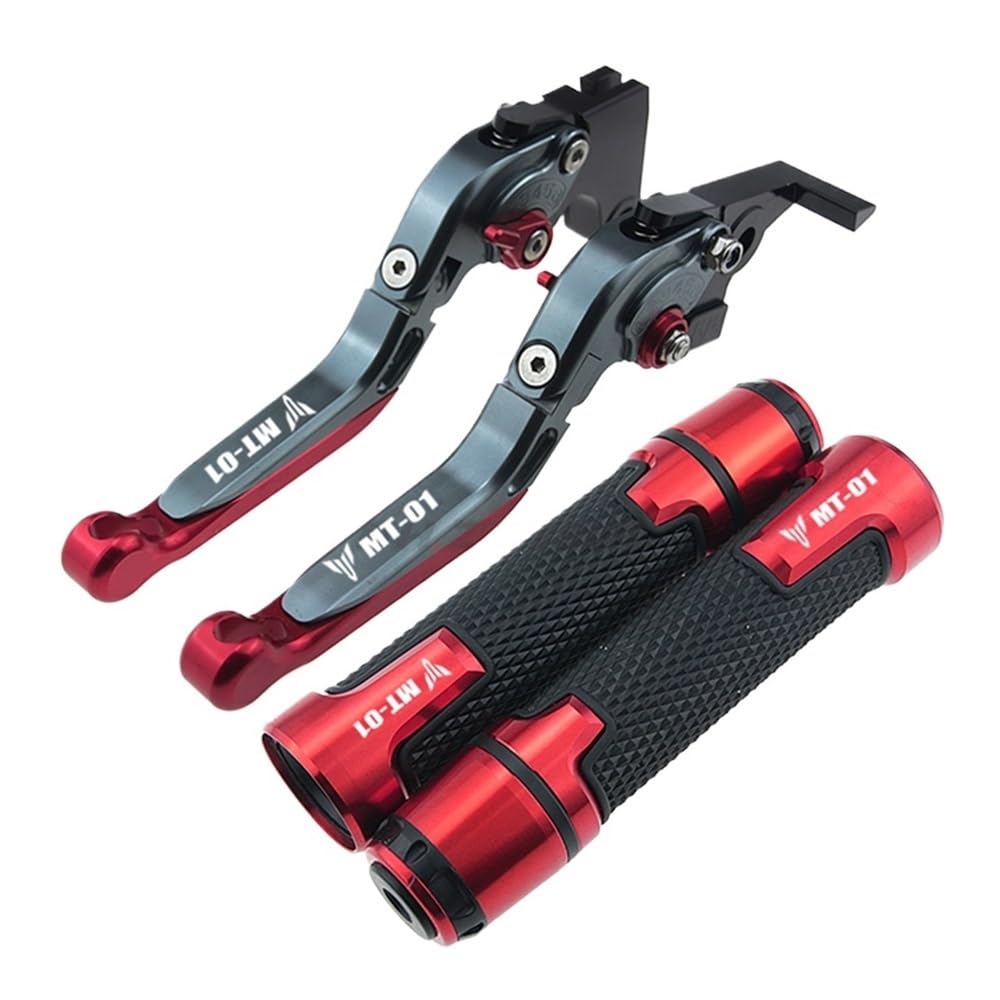 Empuñaduras De Manillar Palanca Embrague Freno Motocicleta Plegables Y Extensibles para MT 01 MT-01 MT01 2004-2009 2005 2006 2007 2008 palancas Embrague Frenos Motocicleta