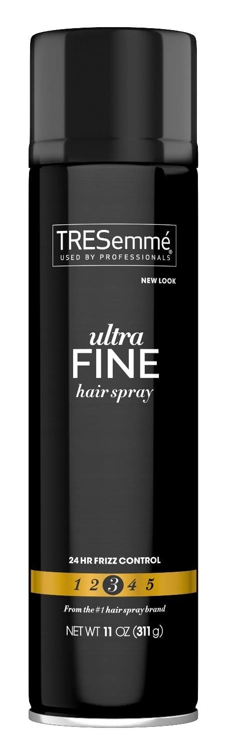 TRESemmé TRES Two Ultra Fine Mist Hair Spray For All Hair Types, Firm Control Hair Styling Anti-Frizz Hairspray With All-Day Humidity Resistance 11 oz