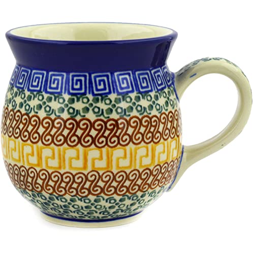 Taza Corazón Cerámica 16 oz Patrón Grecian Sea miniatura 1