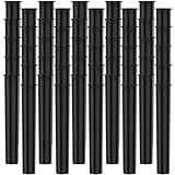 116mm Tubes, 50 Pieces Black King-Size Pre Roll Tubes, Child Resistant Squeeze Pop Top Plastic Storage Tube Waterproof Container Pre-Roll Holder BPA Free