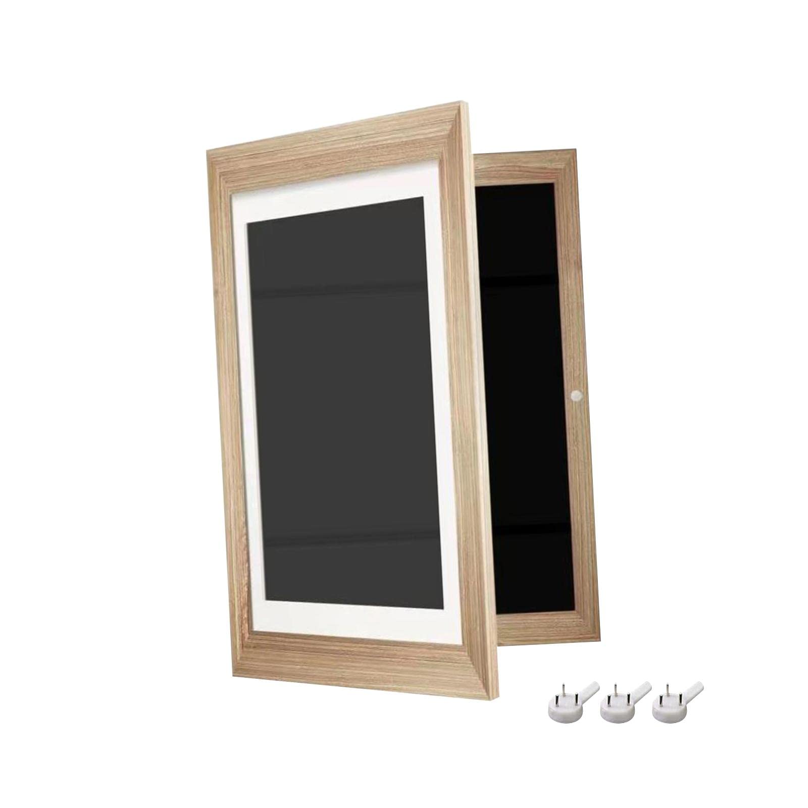 Kids Art Frames Front Opening Wooden for 3D Picture Crafts Award Certificate Wood Color-image-9