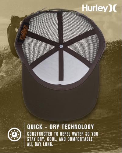 Image of Hurley Mens Hat - Beach Break Trucker Water Resistant Baseball Cap