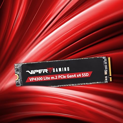 Image of Patriot Memory Viper VP4300 Lite 1TB M.2 PCIe Gen4 x4 SSD, Compatible with PS5 - VP4300L1TBM28H