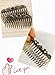 2Pcs Retro Bronze Hair Comb Flower Vine Cirrus Mini Comb Decorative Comb,2.7x1.5''