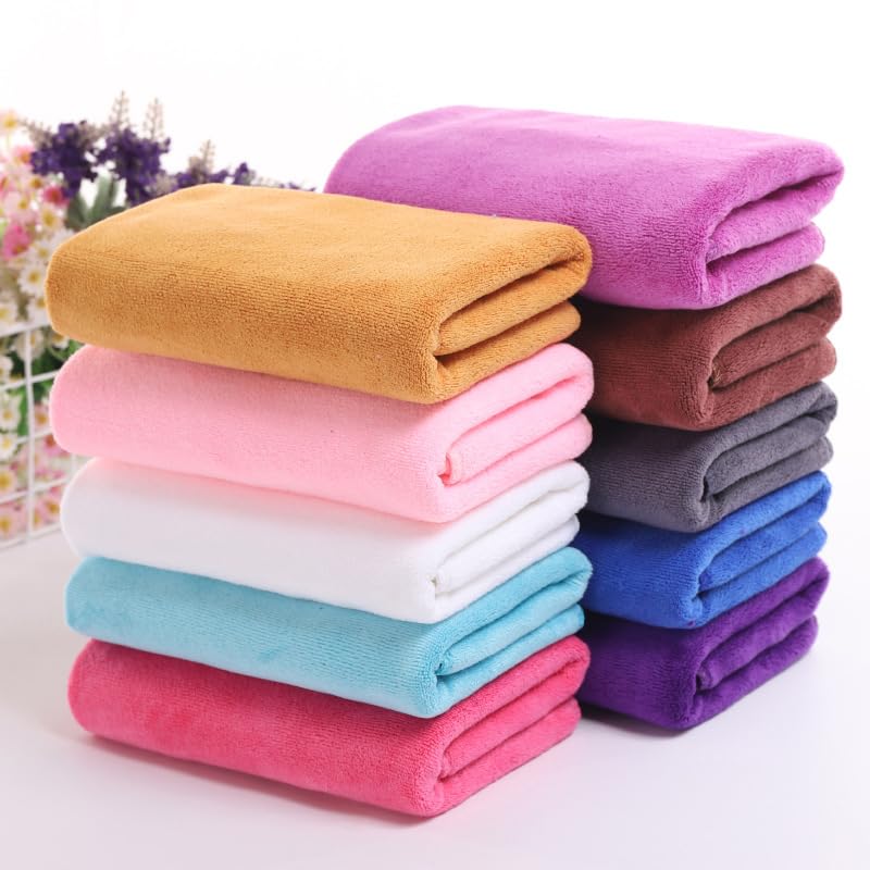 Serviette de Bain Grande Taille Serviette De Bain en Microfibre Épaisse 180x200CM, Absorbante Et À Séchage Rapide pour Sport Natation(Beige,180X200cm)