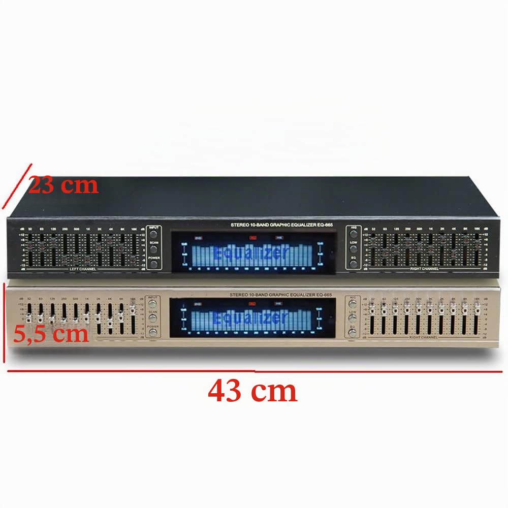 Dual-10-Band-Grafik-Equalizer, HiFi-Home-EQ-Mixer, Stereo-Höhen, Altsassregulierung, Stereo-Equalizer (integriertes Bluetooth)