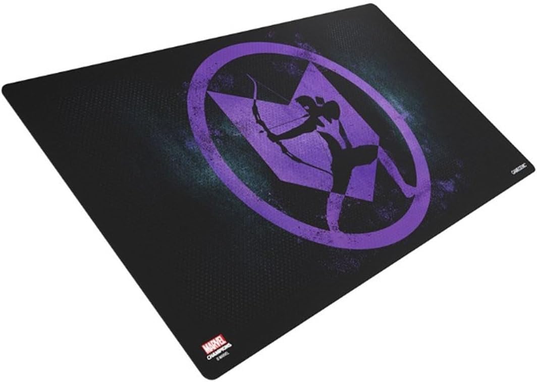 Gamegenic Play Mat – Playmat: Marvel Champions: Hawkeye – Smooth & Tough – Compatible with Magic The Gathering Commander Deck, Pokemon Cards, Marvel Champions – Play MTG, Pokemon, TCG