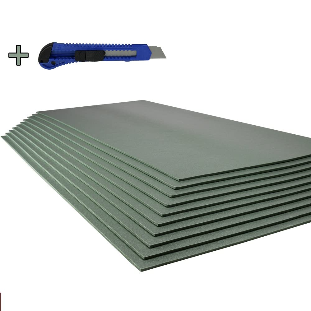 Trittschalldämmung Dämmung Boden 5mm für Laminat Parkett - XPS 5-200m² (80m2)