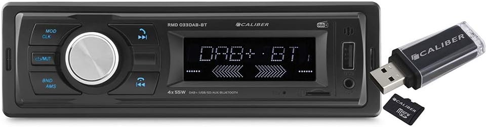 Caliber RMD033DAB-BT car radio with DAB+ antenna