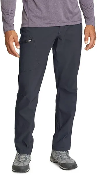 Eddie Bauer Men's Athletic Fit Rainier Pants, Storm, 34W x 30L