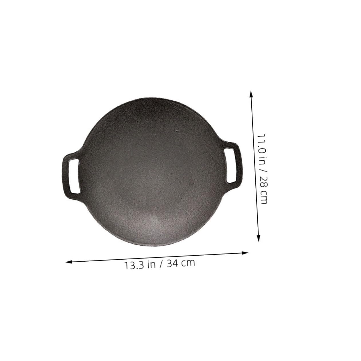 Abaodam Parrilla Para Barbacoa Plancha Grill Bandeja Acampar Accesorio Sartén Antiadherente