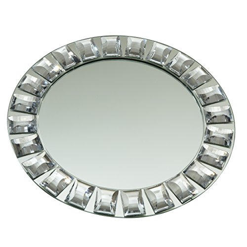 Plato de metal Elegance plateado 13 pulg miniatura 1