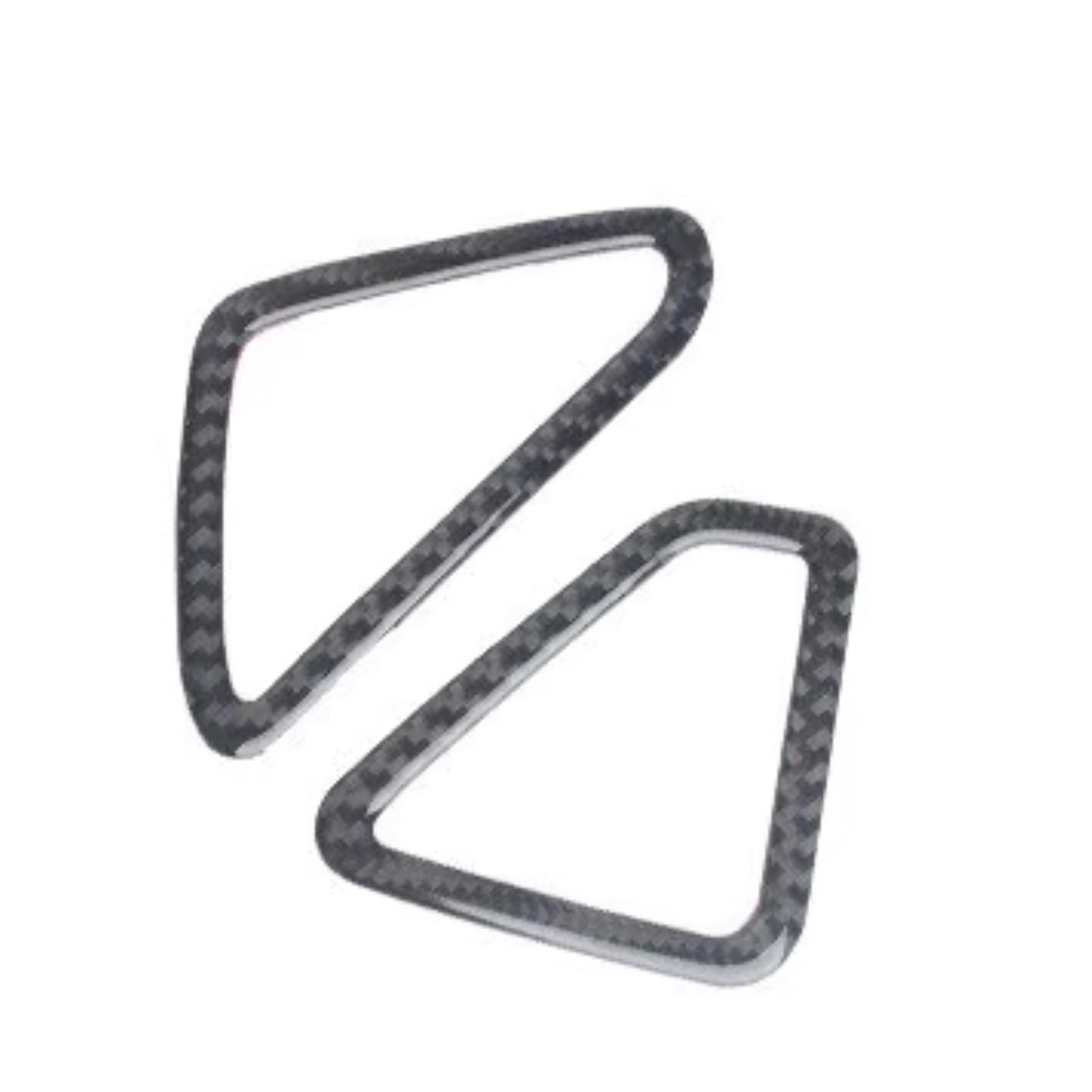 QBKGMEWCA Air Outlets Conditioner Vent Decorative Cover Trim Strip Stickers Compatible for BMW X5 X6 F15 F16 Car Carbon Fiber Interior Accessories(Type1)