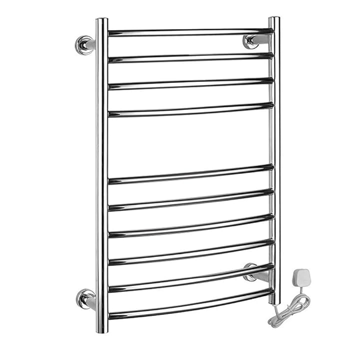 Buy Waterproof Wall Mounted Heated Towel Warmer and Drying Rack
