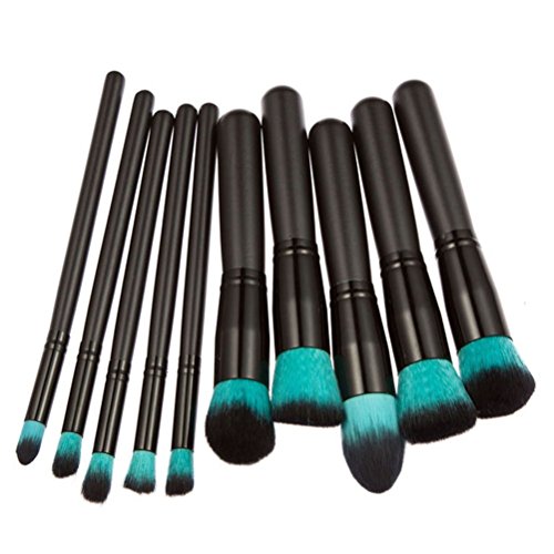 TinkSky 10 Pennello Trucco + 15 Colori