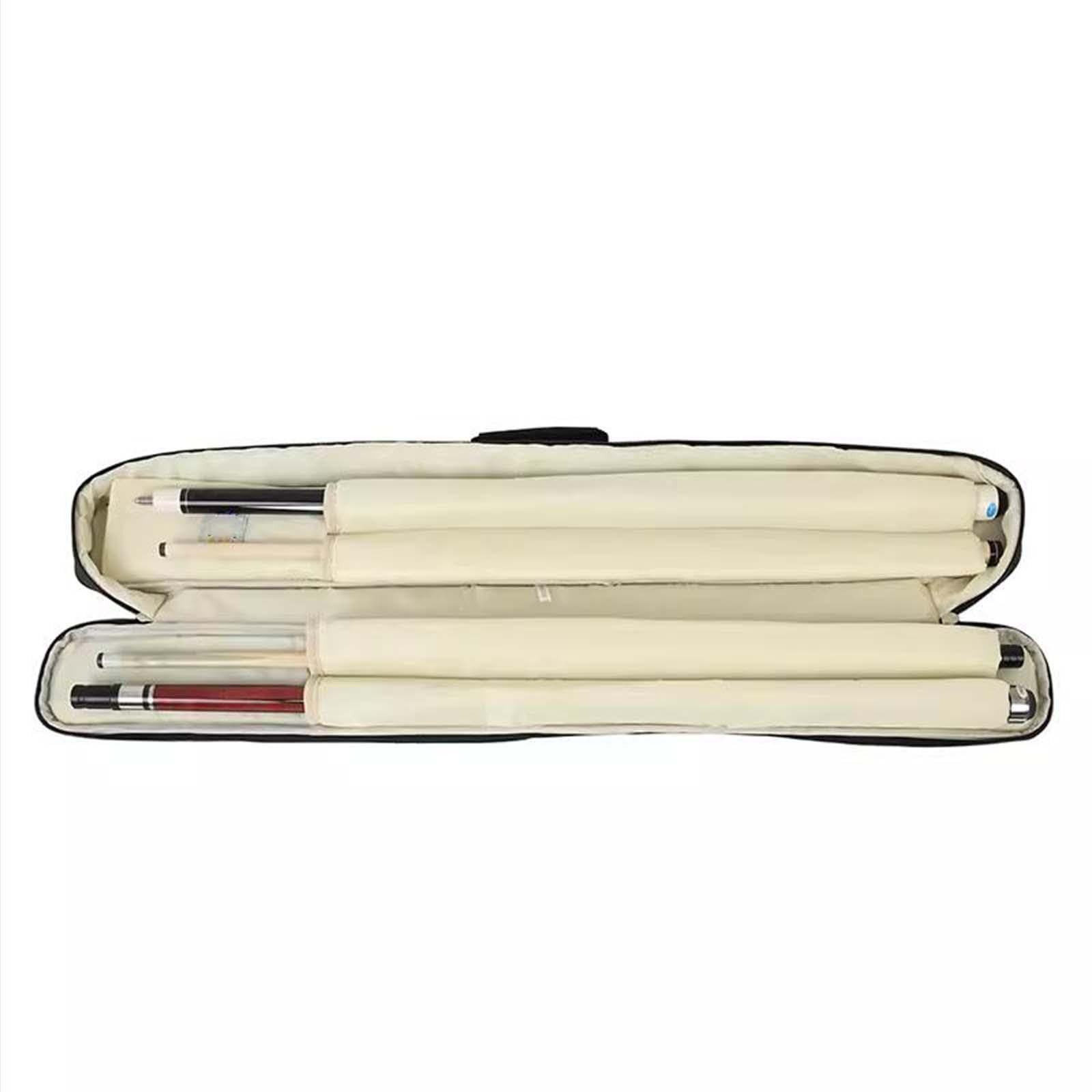 Qianly Étui pour Queue de Billard, Sac de Transport léger avec bandoulière réglable, Pochette de Rangement pour Queue de Billard