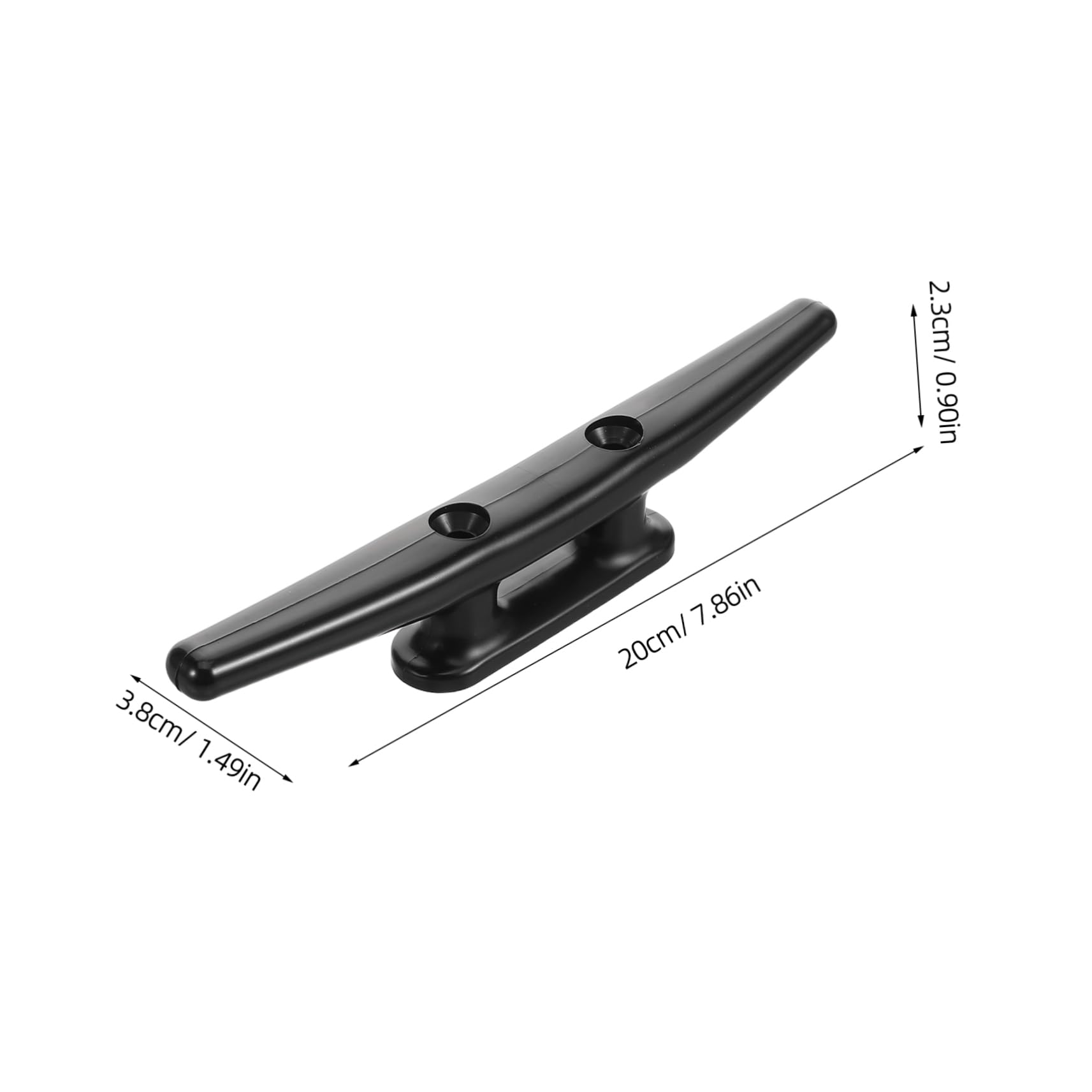 Hemoton Nylon Boat Cleat Durable Cleat for Secure Docking and Mooring Reliable Rope Fastening for Boats and Kayaks Elegant Design for Enhanced Aesthetics