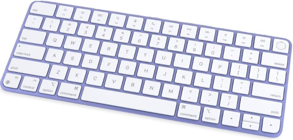 Teclado Apple Magic con Touch ID (QWERTY Español) Morado (Reacondicionado)