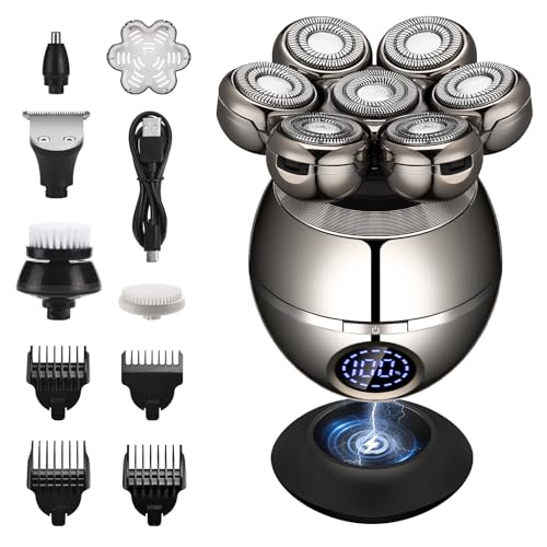 Haosens Trim pod 3.0 The Ultimate Shaver for Women & Men 5 in 1 Grooming Kit - Rechargeable Wet/Dry Use Electric Razor Head & Body Hair Shavers