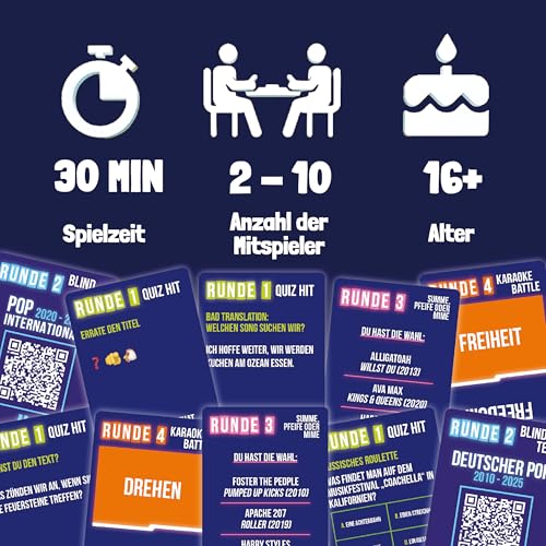 ATM Gaming - PlayHit Gesellschaftsspiel – Das Musikquiz der 2010er bis Heute – Party- und Kartenspiel für Erwachsene und Familien… – Ansicht 3
