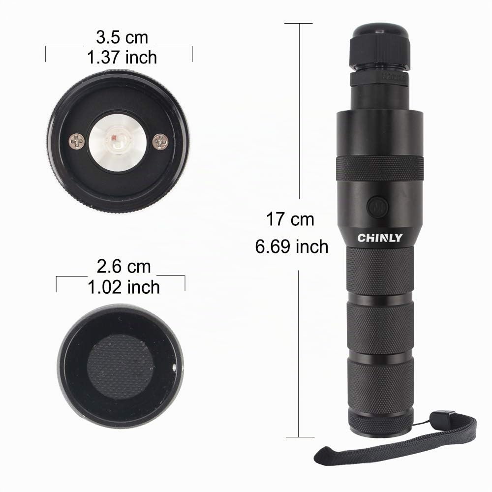 CHINLY LED-Faser Optik Peitsche Wiederaufladbar Dance Peitsche Super helles Licht 40 Farb-Effekt-Modus APP Steuerung und 360° Drehung für Tanzen, Partys, Lichtshows, EDM Musik-Festivals