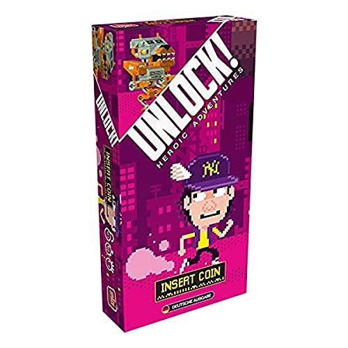 Asmodee Unlock! Insert Coin, Puzzle Game, German