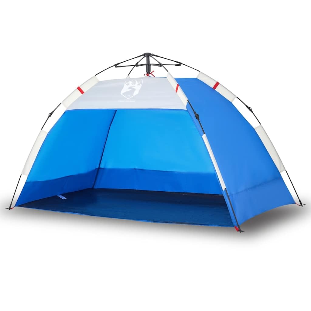 Namiot plażowy dla 2 osób, lazurowy, Quick Release, wodoszczelny, ochrona przed promieniowaniem UV, lekki, przenośny, na plażę, do ogrodu, na kemping, poliester 190T