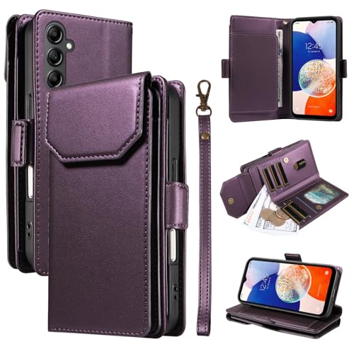 Housse Samsung Galaxy A14 5G violette avec fentes cartes pour votre quotidien actif