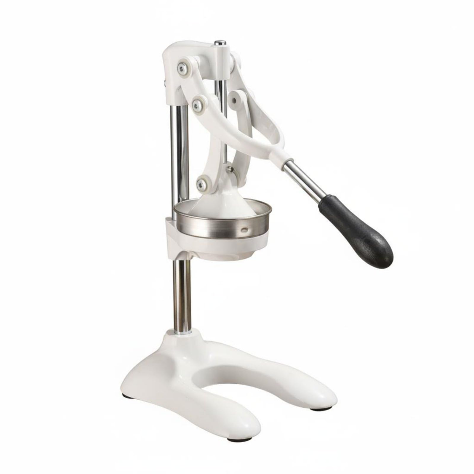 Manual Lever Juicer Stainless Steel Hand Press Zesty Fr | Manual Lever Juicer Stainless Steel Hand Press Zesty Fruit Easy to Clean Sturdy Duty White Aluminum-image-41