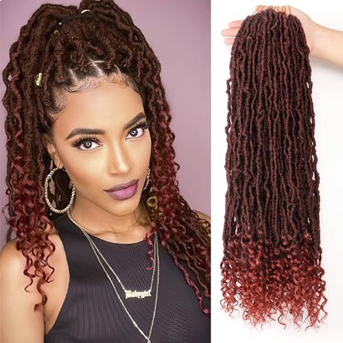 Extensions au crochet déesse pointes bouclées volume longue durée sans nœuds avec le lot de 8