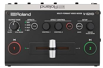 Roland V-02HD MK II ビデオミキサー Amazon | Roland ローランド ストリーミングビデオミキサー V