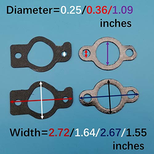 Image of 24 041 08-S 24 841 01-S 24 841 02-S Cylinder Head Gasket Set Kit for Kohler 24 041 40-S 24 041 33 24 841 40-S Generator Engine CH18 CH19 CH20 CH21 CH22 CH23 CH24 CH25 Z411