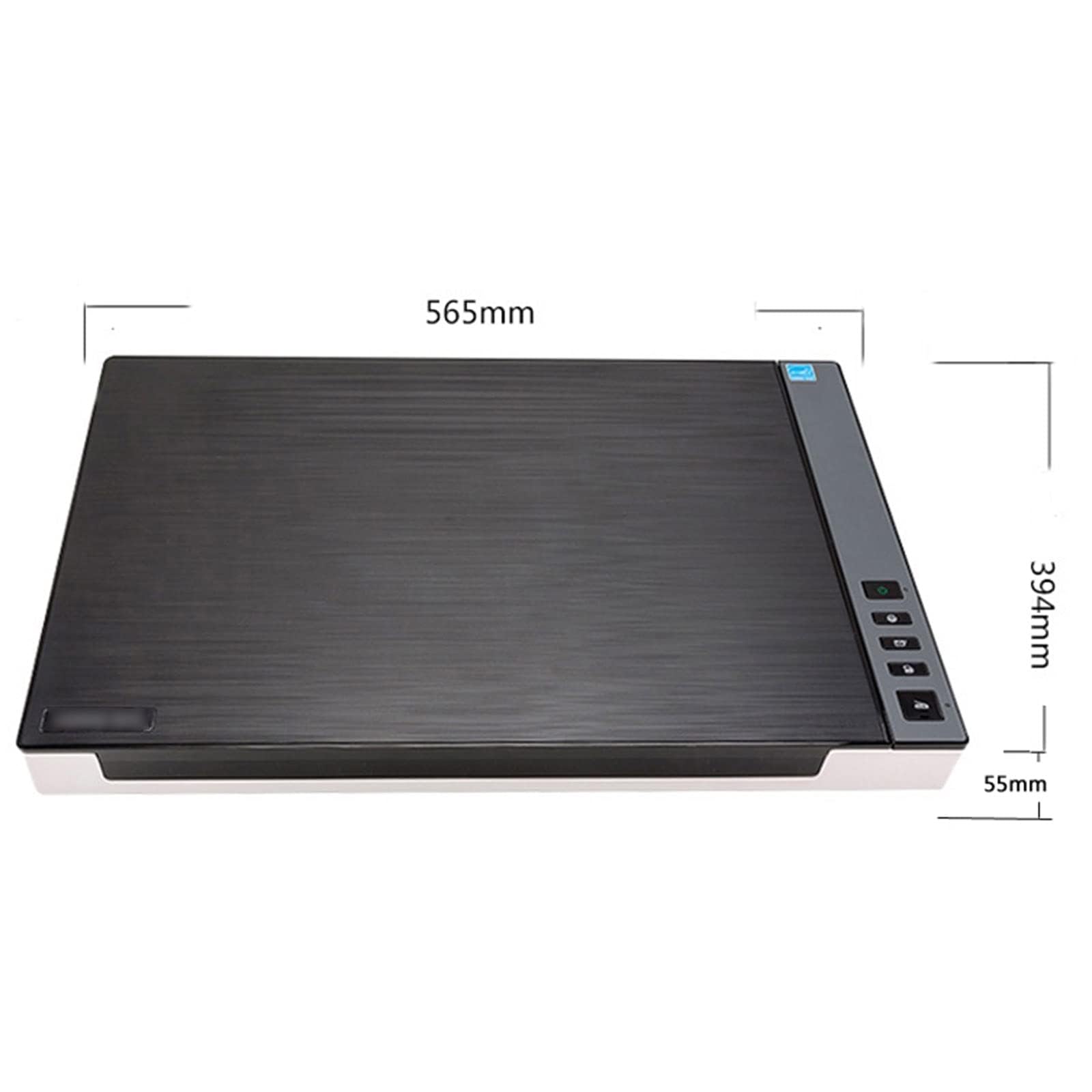 Scanner piano grande formato A3, scanner per foto e documenti a colori con risoluzione ottica da 1200 DPI, velocità di scansione rapida in 8 secondi con scansione automatica per biblioteche