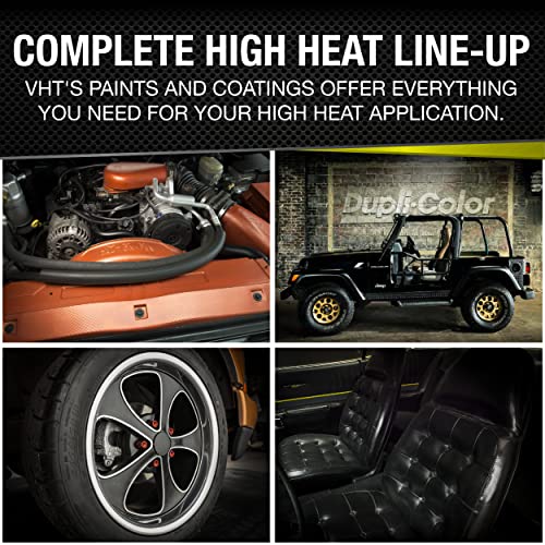 VHT SP2016PK High Temperature Wrinkle Plus PaintBlack Spray Paint 11 Oz