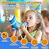 51ua2bbj8kl - TEVYKOKF Animal Caller Toys for kids 3-5, Hunting Toys with 2 Modes & 30 Realistic Animal Sounds, Outdoor Discovery Play with 8" Horn and 5-Level Lights, Gift Ideas For Boys & Girls Ages 3+ (Blue)